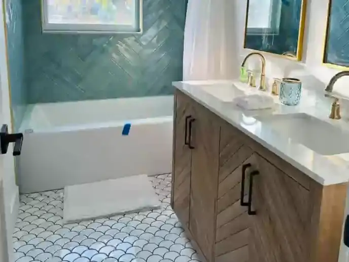 Bathroom after remodel in Sarasota